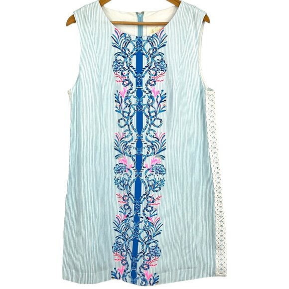 Lilly Pulitzer Dresses & Skirts - Lilly Pulitzer Sadie Shift Romper Multi Naut Today Engineered Dress Size 16